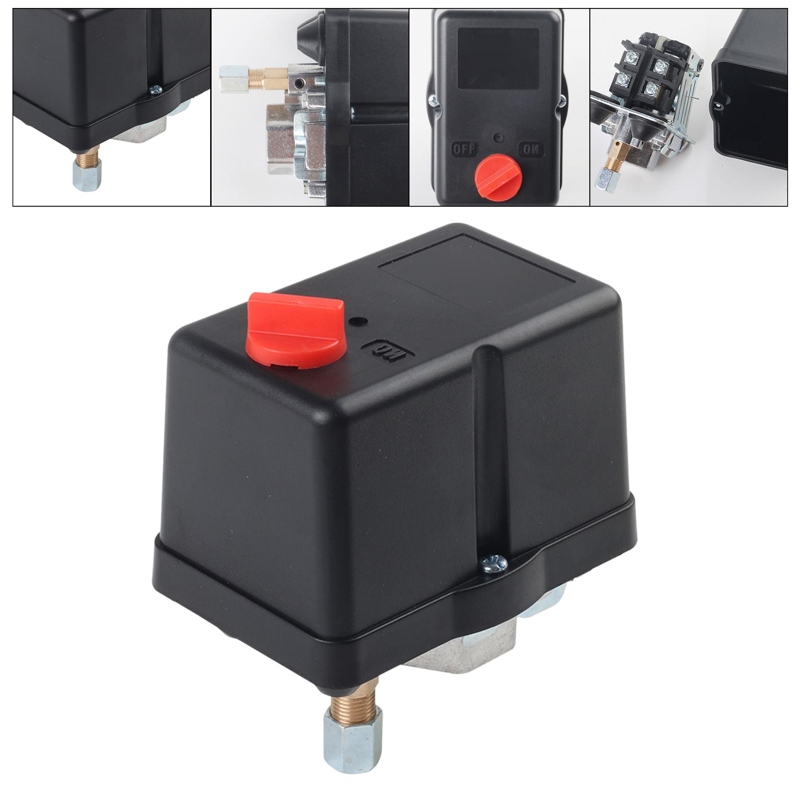 Homyl Pneumatic Air Compressor Pressure Switch Easy to Install Single Hole