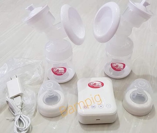 MÁY HÚT SỮA GB-BABY ĐIỆN ĐÔI ( CÓ ĐÈN HIỂN THỊ MỨC HÚT )