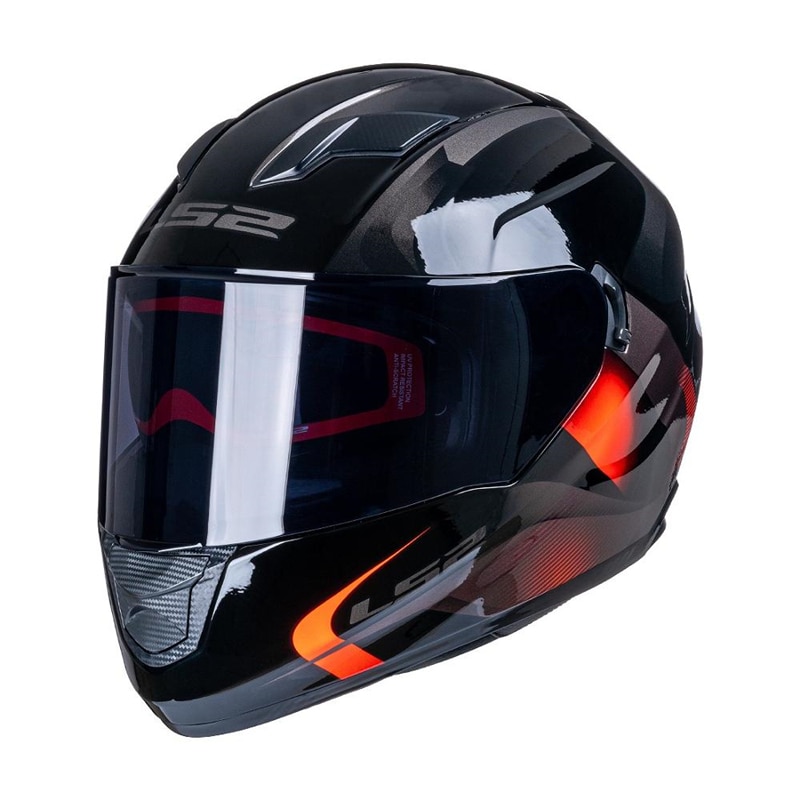LS2 Visors For FF320 Stream FF353 Rapid FF328 FF800 Motorcycle Helmet Original Replace Extra Lens Black Iridium Silver