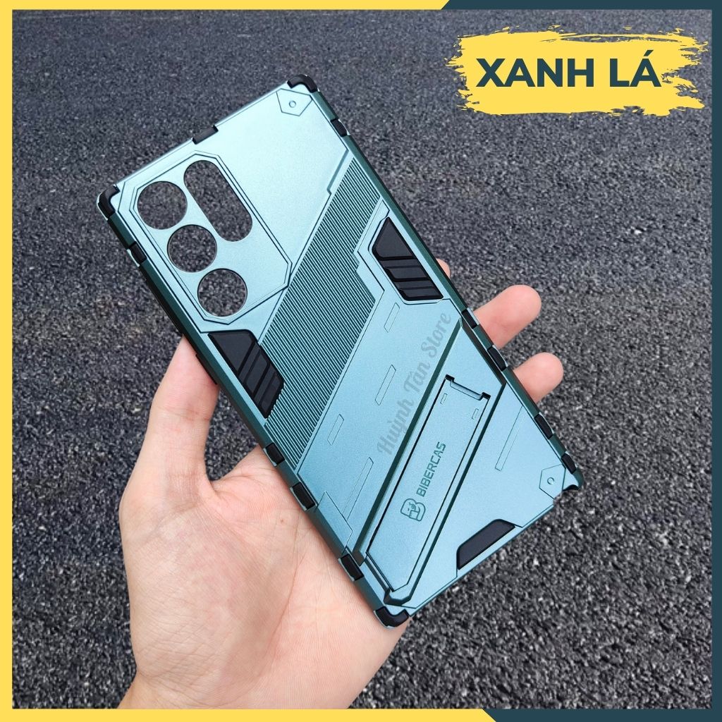 Ốp lưng s22 ultra chống sốc bảo vệ camera nhựa cứng có giá đỡ iron man ver 3 huỳnh tân store