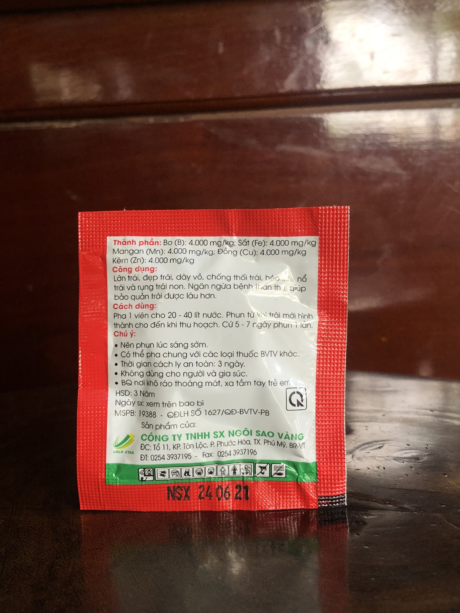 Canxi + Bo - 10gr ( dạng viên sủi) màu xanh