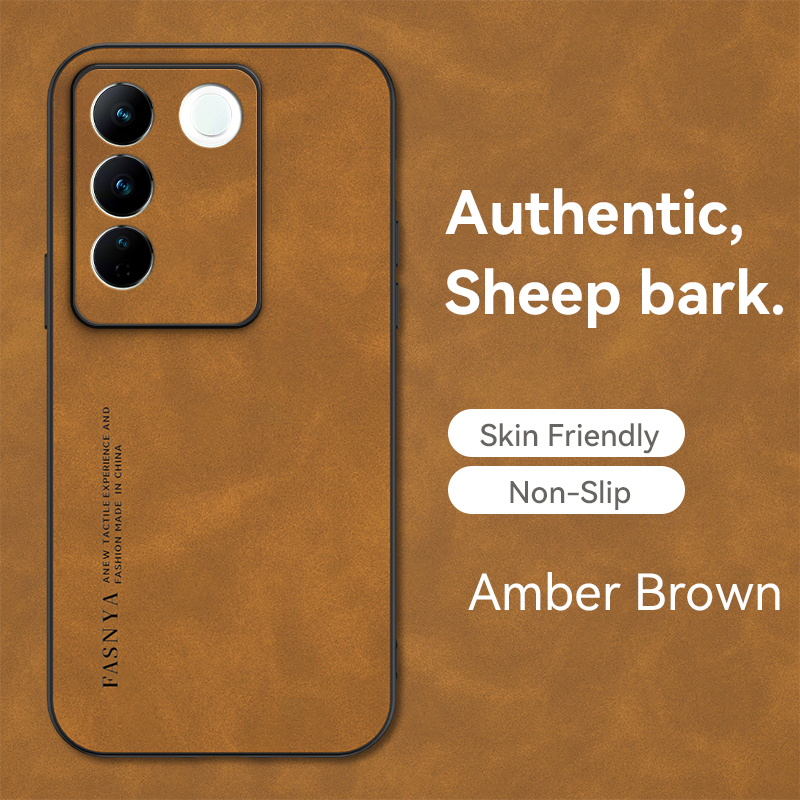For vivo s16 - v27 - v27 pro case vivo s16e - v27e tpu soft shockproof matte phone casing leather texture cover
