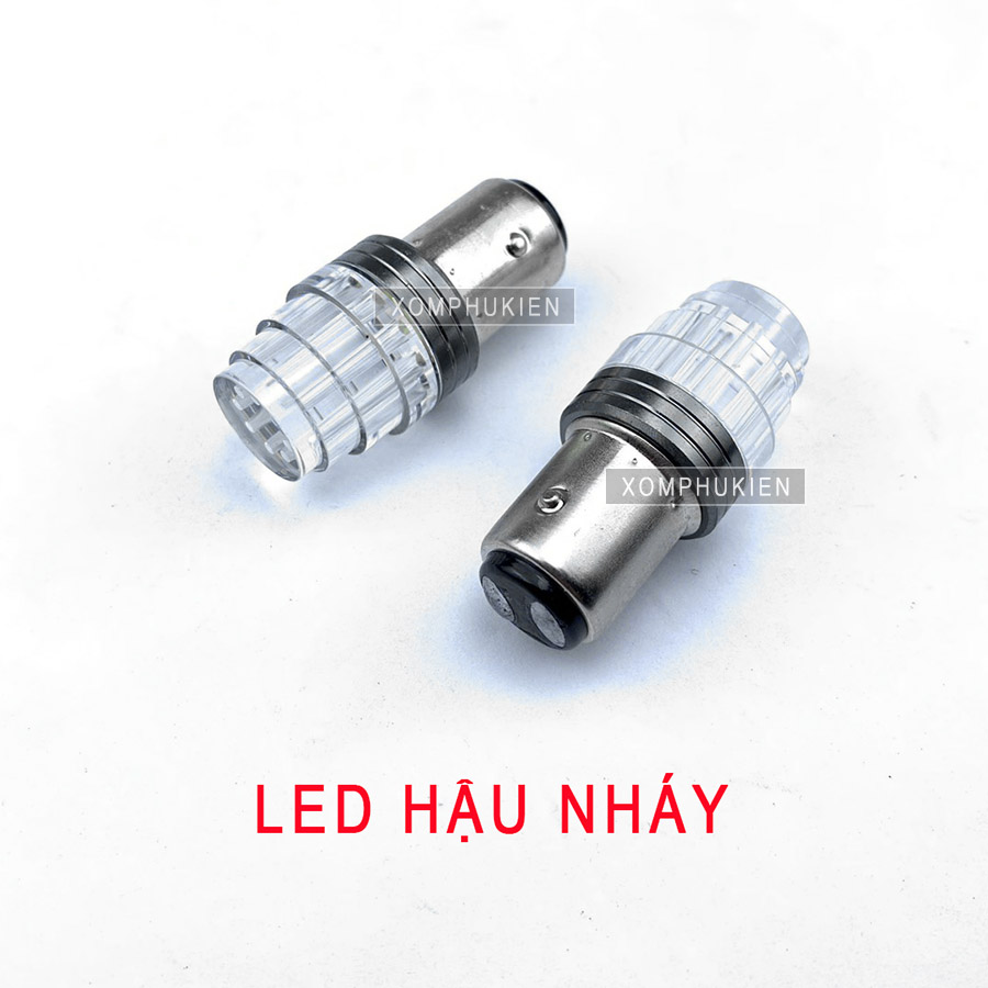 Đèn hậu nháy đuôi 1157 mẫu tháp gắn xe máy