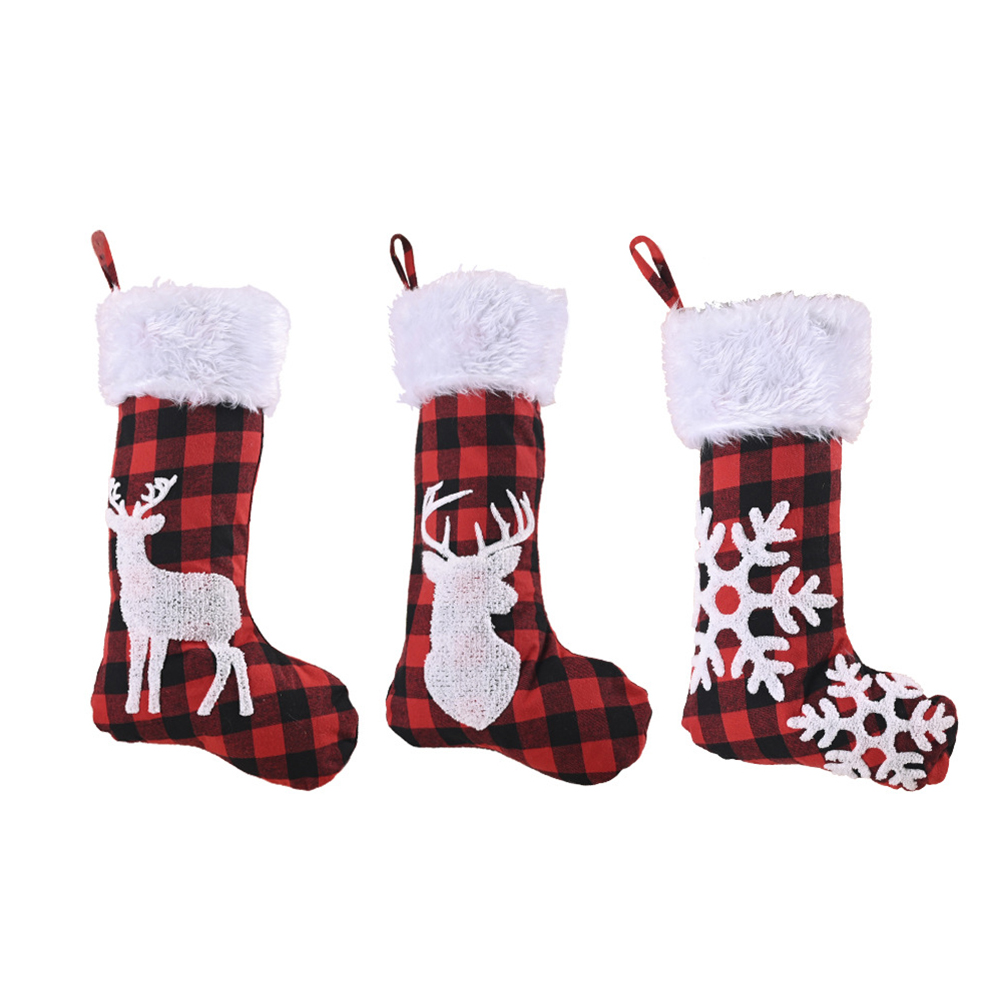 3 Pairs Christmas Winter Warm Deer Elk Xmas Socks Gifts