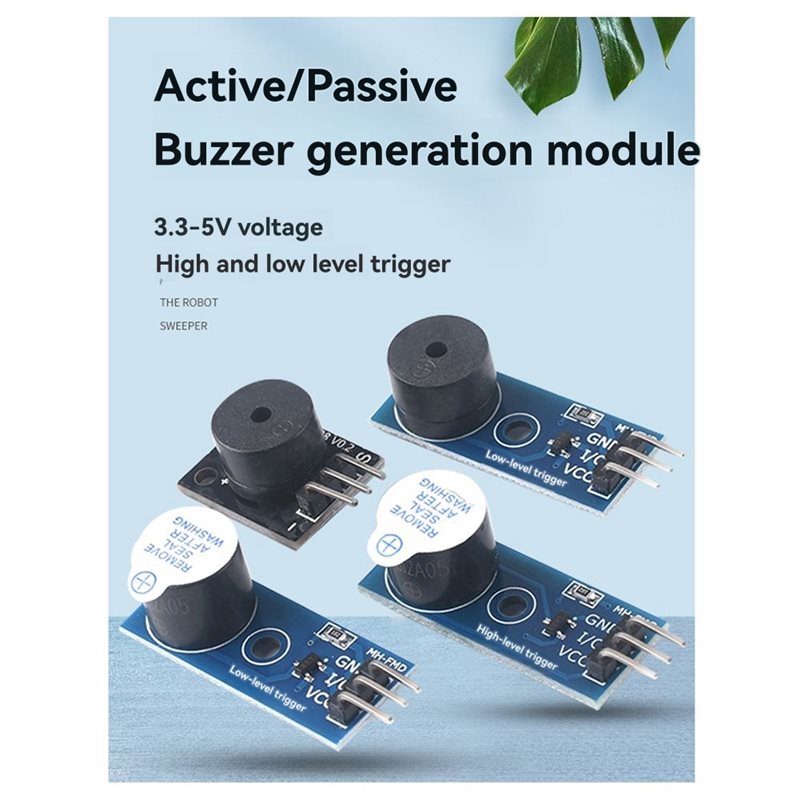 Building Buzzer Electronic Building Blocks 30-Pcs Passive Buzzer Module Active Buzzer ...