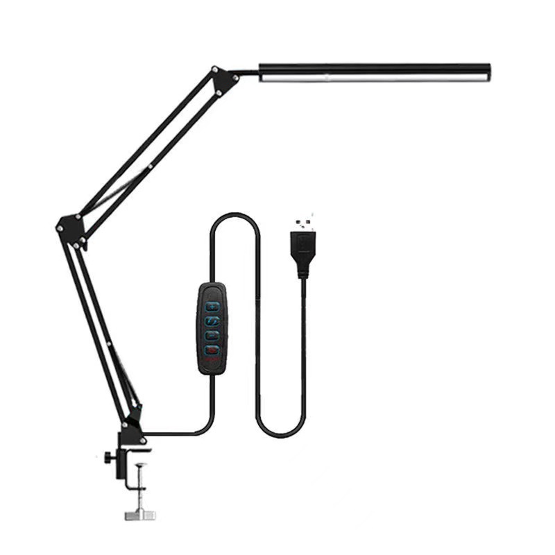 XINLANYASHE [Miễn Phí Vận Chuyển]Dài cánh tay gấp Nghiên Cứu Đèn bàn đọc sách LED ký túc xá lightinglong cánh tay gấp Nghiên Cứu Đèn bàn đọc sách LED ký túc xá chiếu sáng
