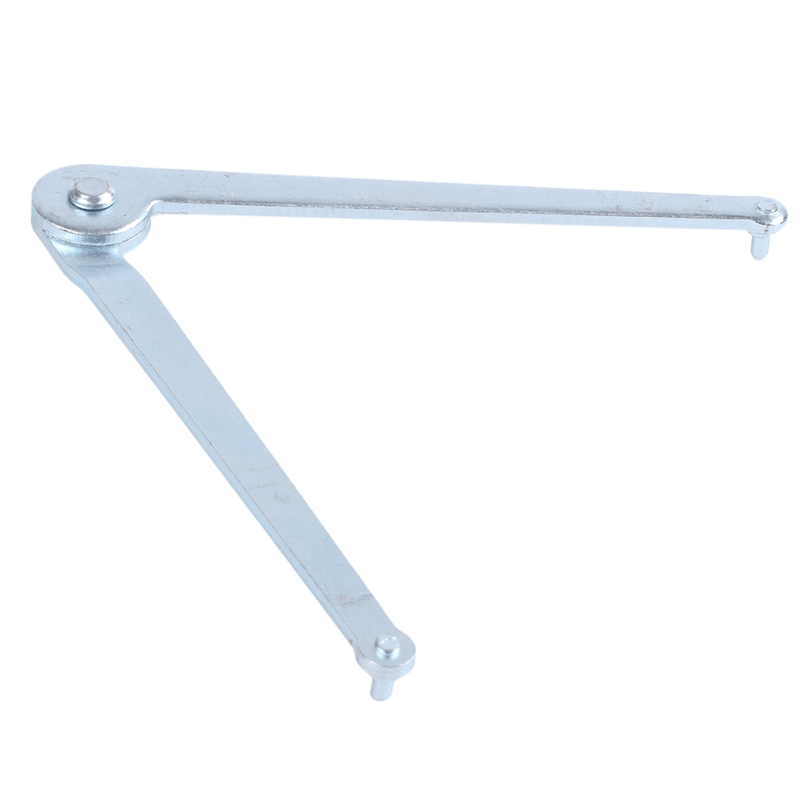 LIWEILY-2Pcs 4.3mm Dia Pin Adjustable 11mm - 320mm Wrench Spanner for Angle Grinder