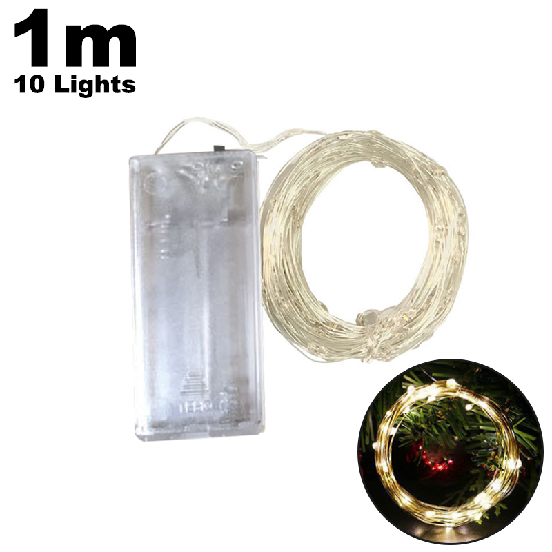 ABL Fairy Lights LED Battery Operated Christmas Light Fairy String Strip Copper Wire Lamp Mini Light
