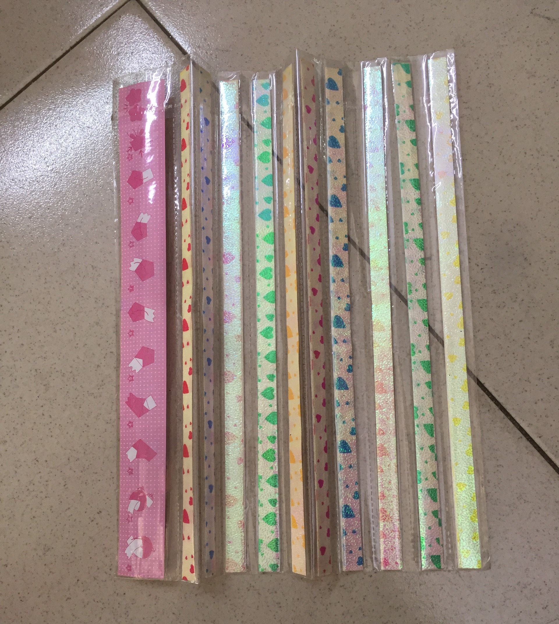 Giấy xếp sao - 1 Vĩ 10 Xấp 50 Cái