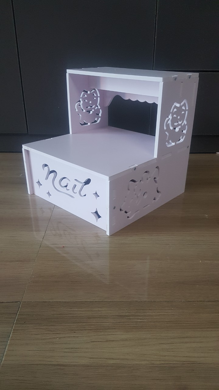 Kệ để chân làm nail bằng Nhựa