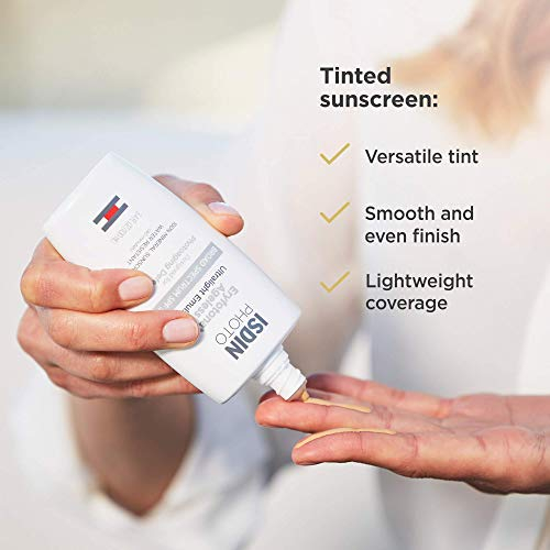 tinted sunscreen spf 50 ultralight emulsion mineral based eryfotona ageless isdin