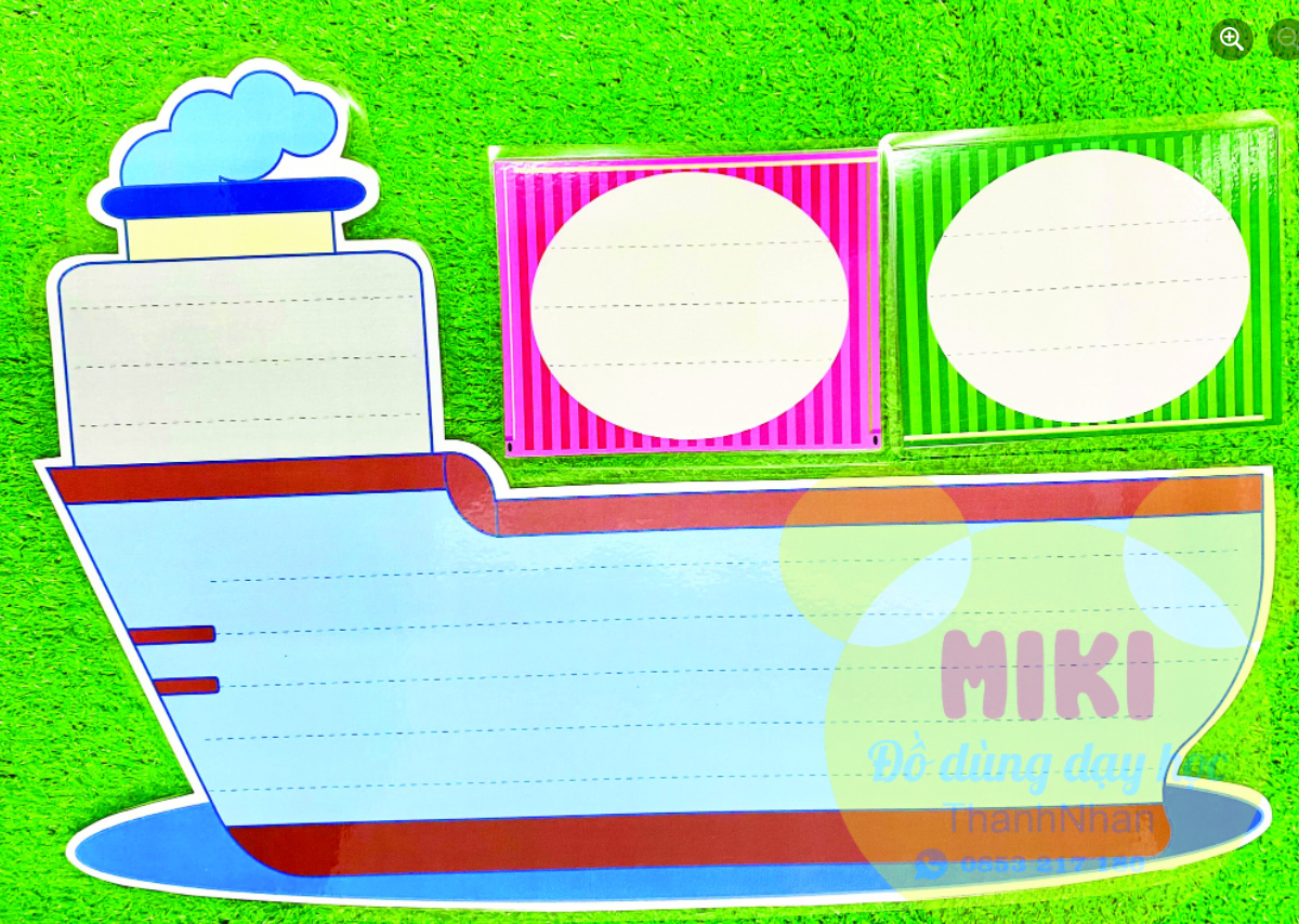 Handmade Cargo Ships (Miki Teaching Supplies)