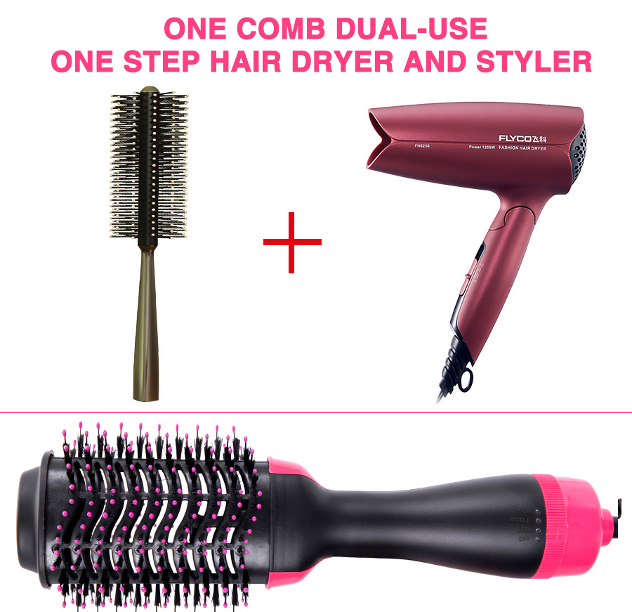 Wenefang%20Fashion%20One%20Step%20Hot%20Air%20Brush%20Salon%20Professional%20Hair%20Dryer%20Volumizer%20Hot%20Air%20Brush%20Negative%20Ion%20Generator%20Hair%20Straightener%20Curler%20-%20Image%205