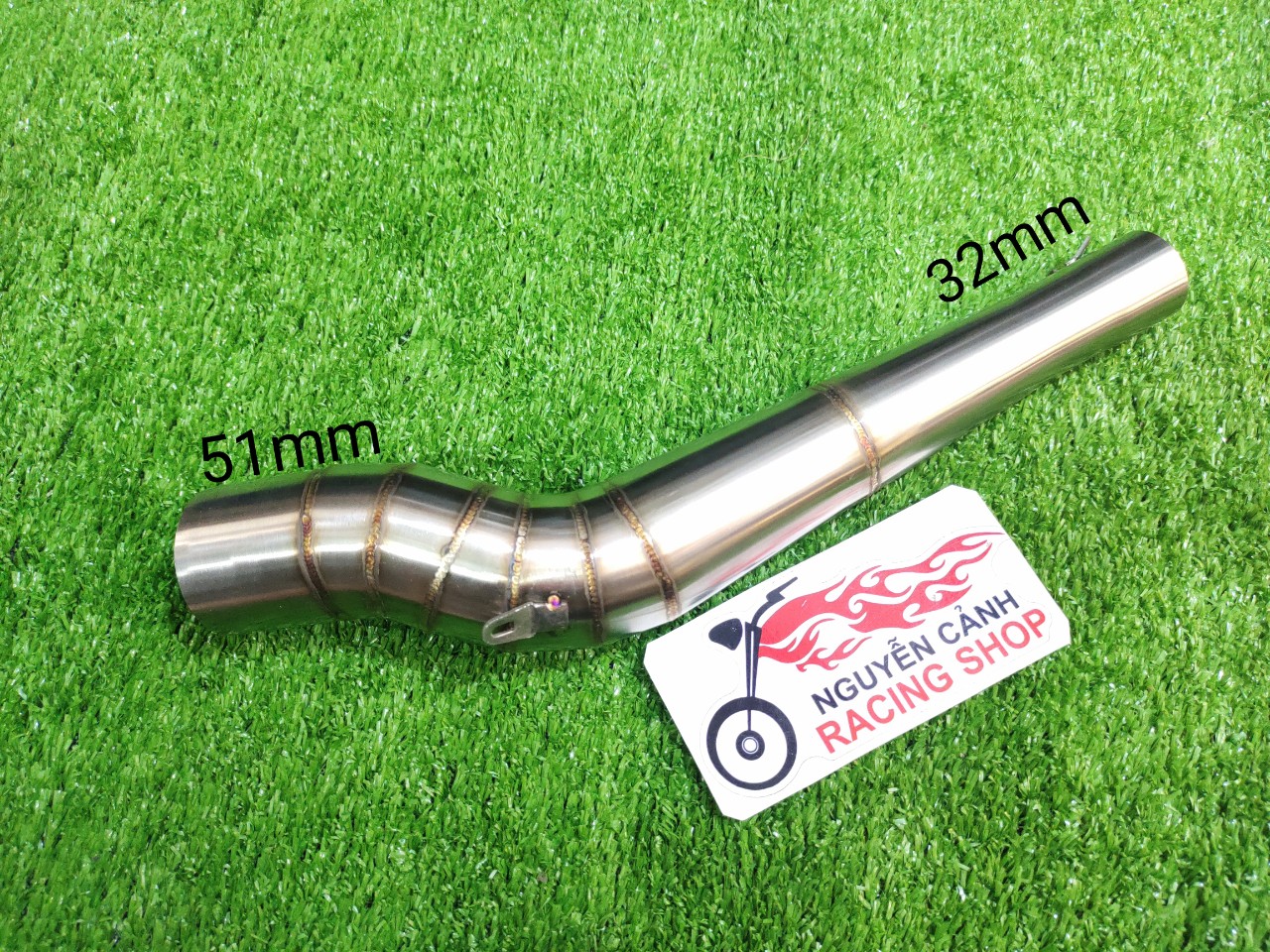 Co pô 32-51mm đùi gà nối pô cho xe máy