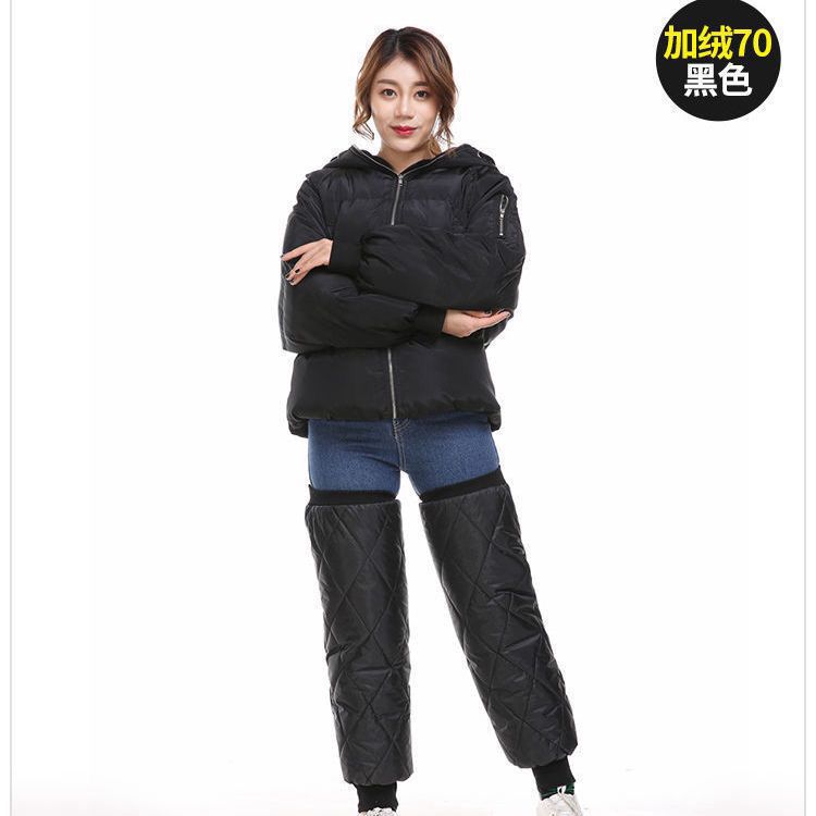 knee supporter Sports Leg Guards Extended Straps Knee Pads Sports Winter Warm Knee Pads Leg Guards Fleece Thickened Uni Supports Braces. 