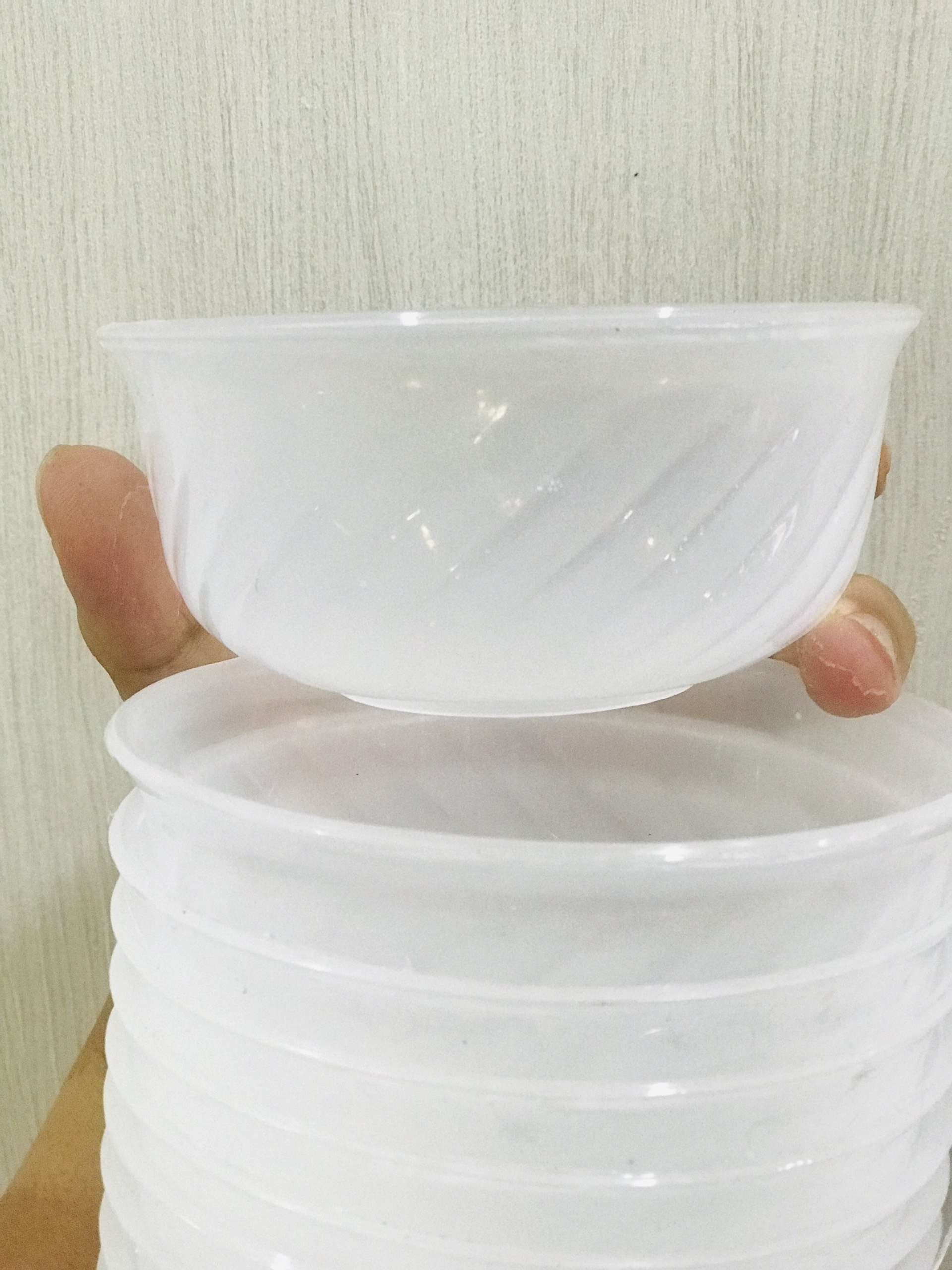 Set 10 CHÉN CƠM NHỰA Dẻo Rẻ (rộng 11cm)