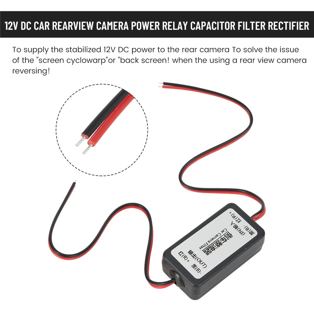 MileAuto Eliminate Interference with For Car Camera Relay Filter for Accurate Video Fast Delivery