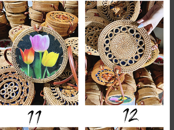 Túi đeo chéo guột, Túi mỹ nghệ Handmade