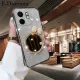 New Phone case infinix Smart 9 Back cover with Bow Makeup Mirror Luxury Shiny Gradient Clear Plating Glitter Girls Slim For infinix Smart9 case. 