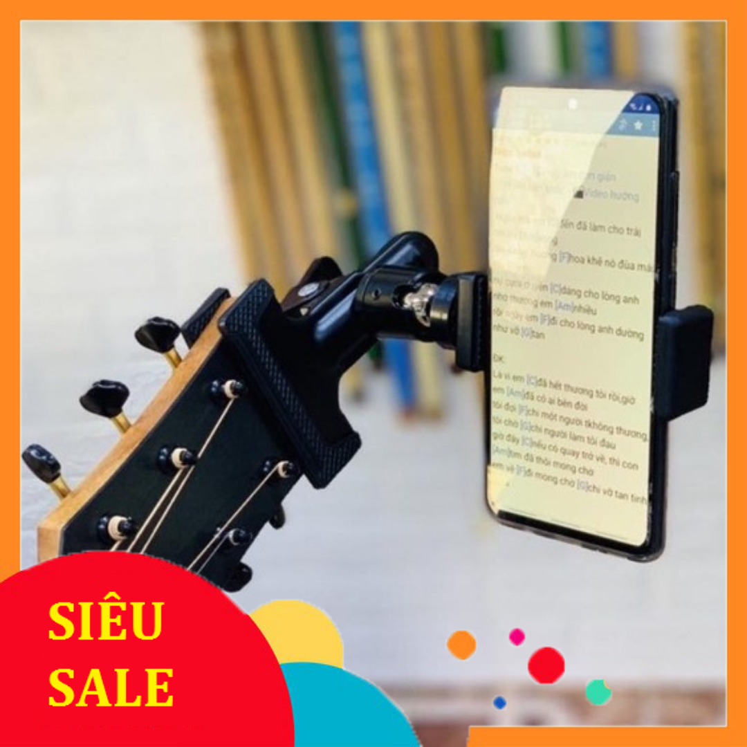 [HCM]Kẹp điện thoại gắn trên đàn guitar MMS