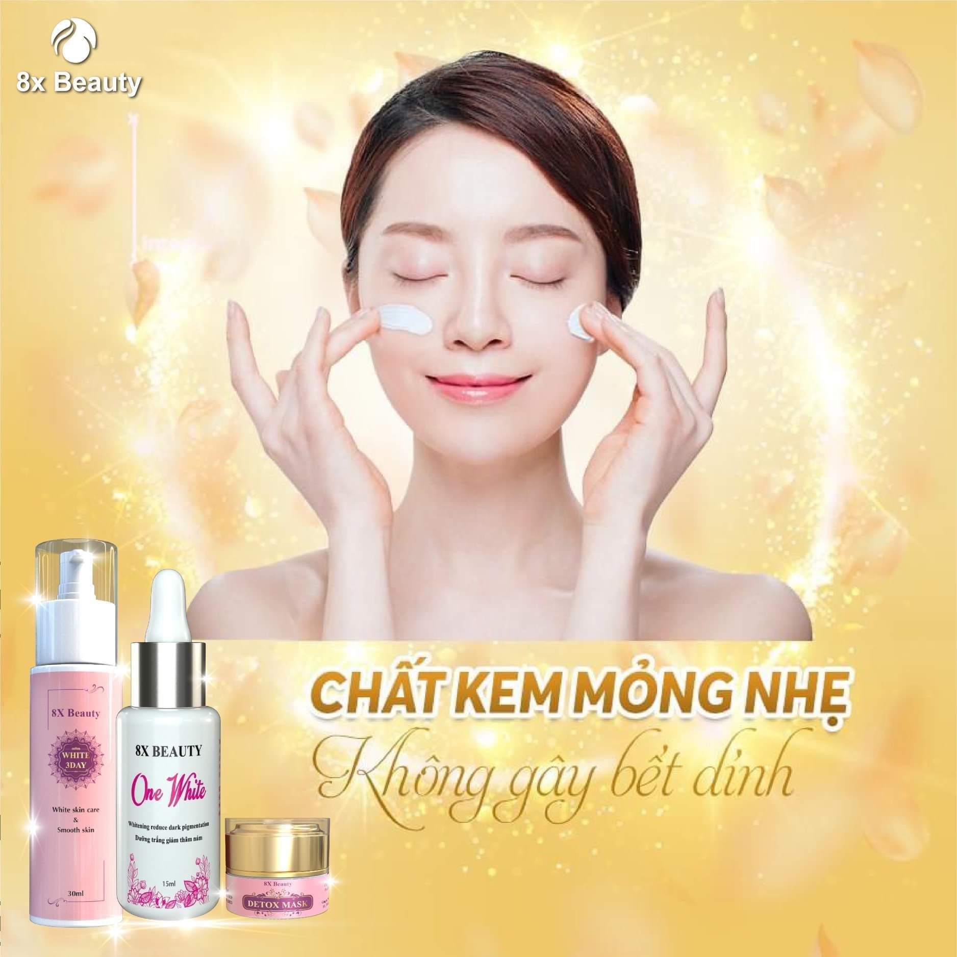 Bộ 3 dưỡng da 8x beauty