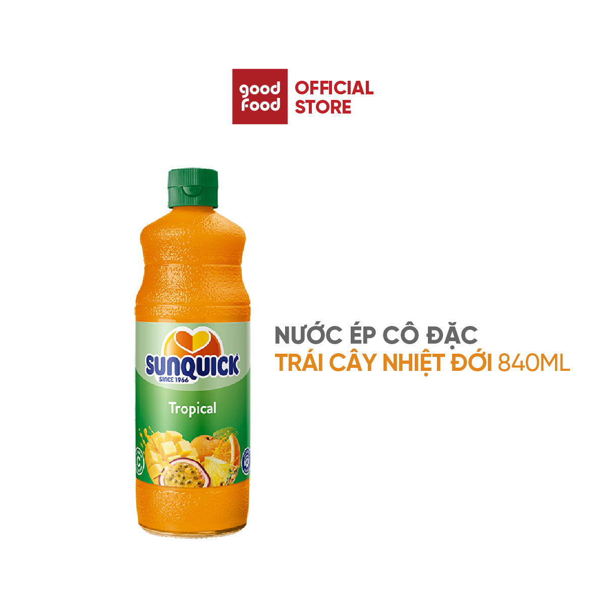 Nước ép hỗn hợp trái cây nhiệt đới Sunquick Tropical Juice 840ml