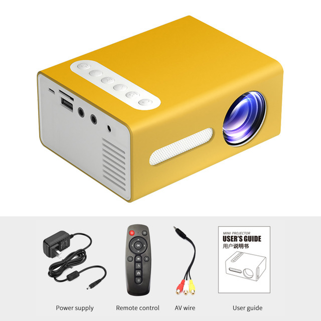 EXCELLIFE T300 LCD Mini Projector Mobile Phone 320x240 Support 1080P ...