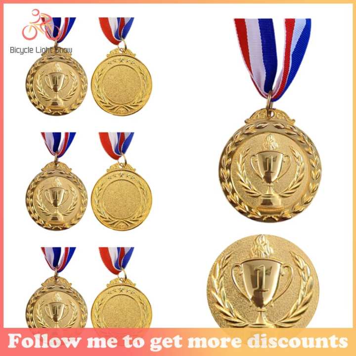 Huy chương hợp kim kẽm cao cấp cho các giải đấu thể thao với kết thúc vàng và tùy chọn khắc cá nhân