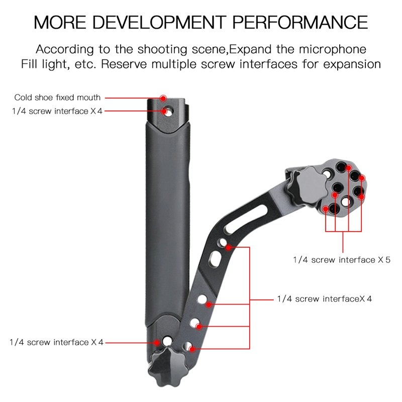 for DJI Ronin S Handheld Gimbal Holder Handle Extension Bracket Gimbal Accessory Handle Sling Grip Mounting Extension Arm