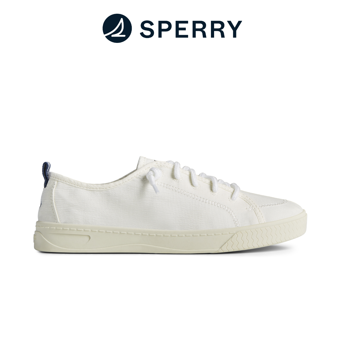 All hot sale white sperrys