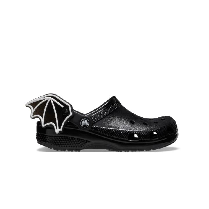 Giày clog trẻ em crocs i am bat classic - black