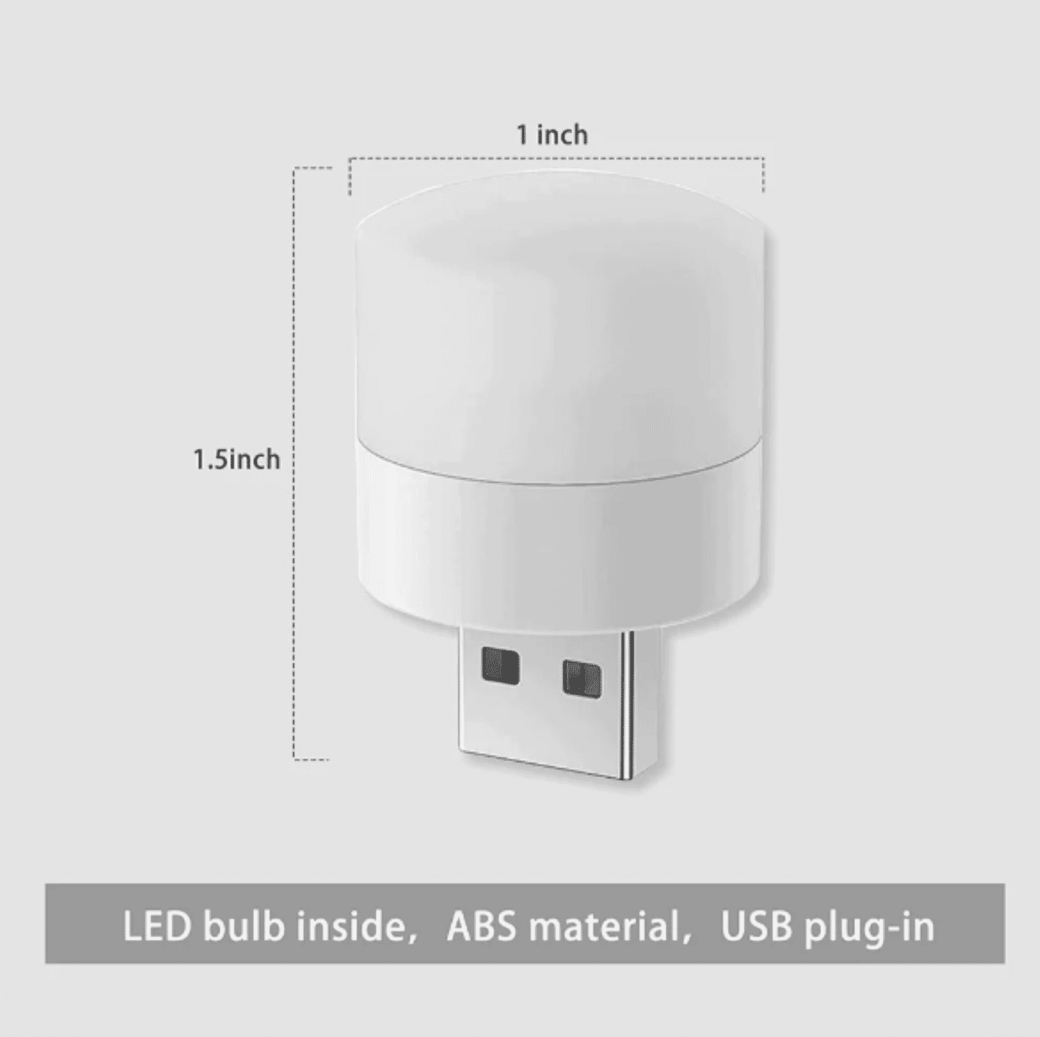 USB Led Light Warm Light USB Plug Lamp Mini Night Light By Aloke ...