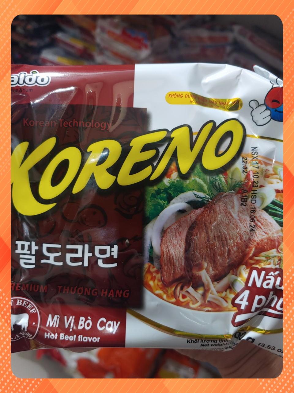 Mì Koreno các loại gói 100g