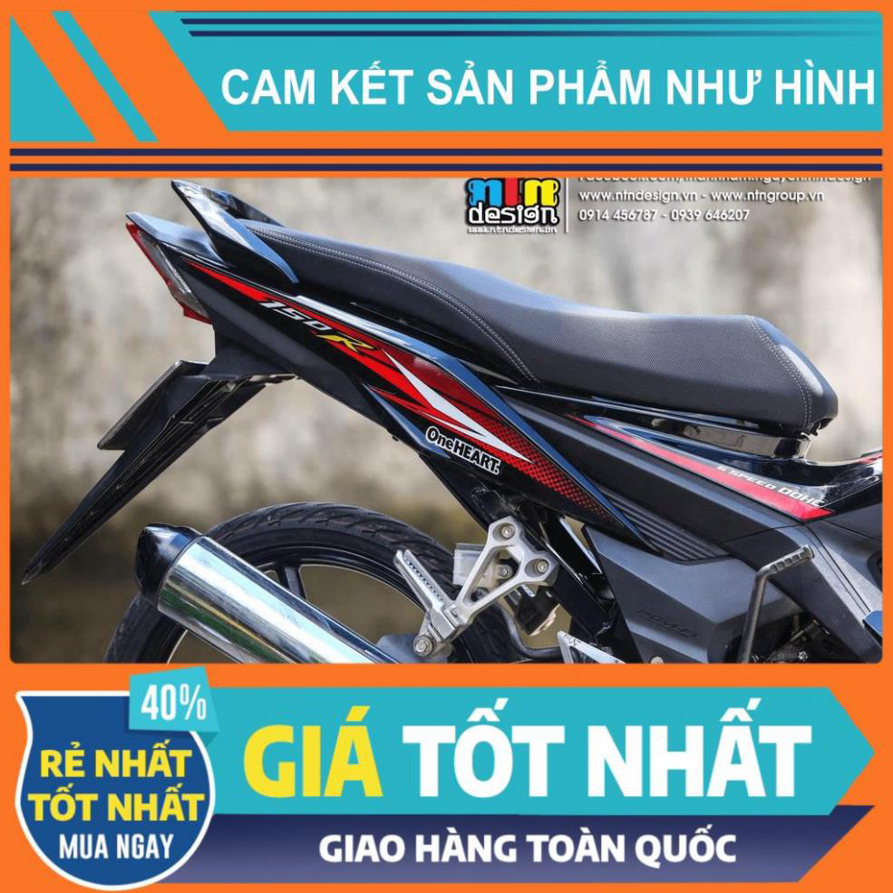 Tem rời Sonic 150 - Mẫu trắng đỏ đen