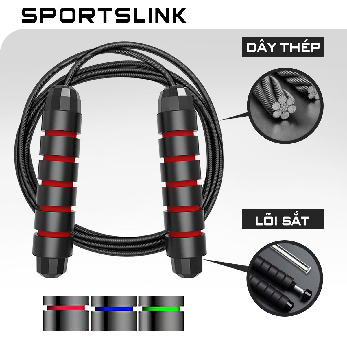 Dây nhảy tập gym thể dục 2.7m Sportslink