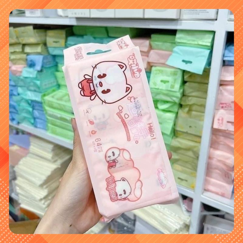 Khăn giấy ướt mini bịch 8 gói