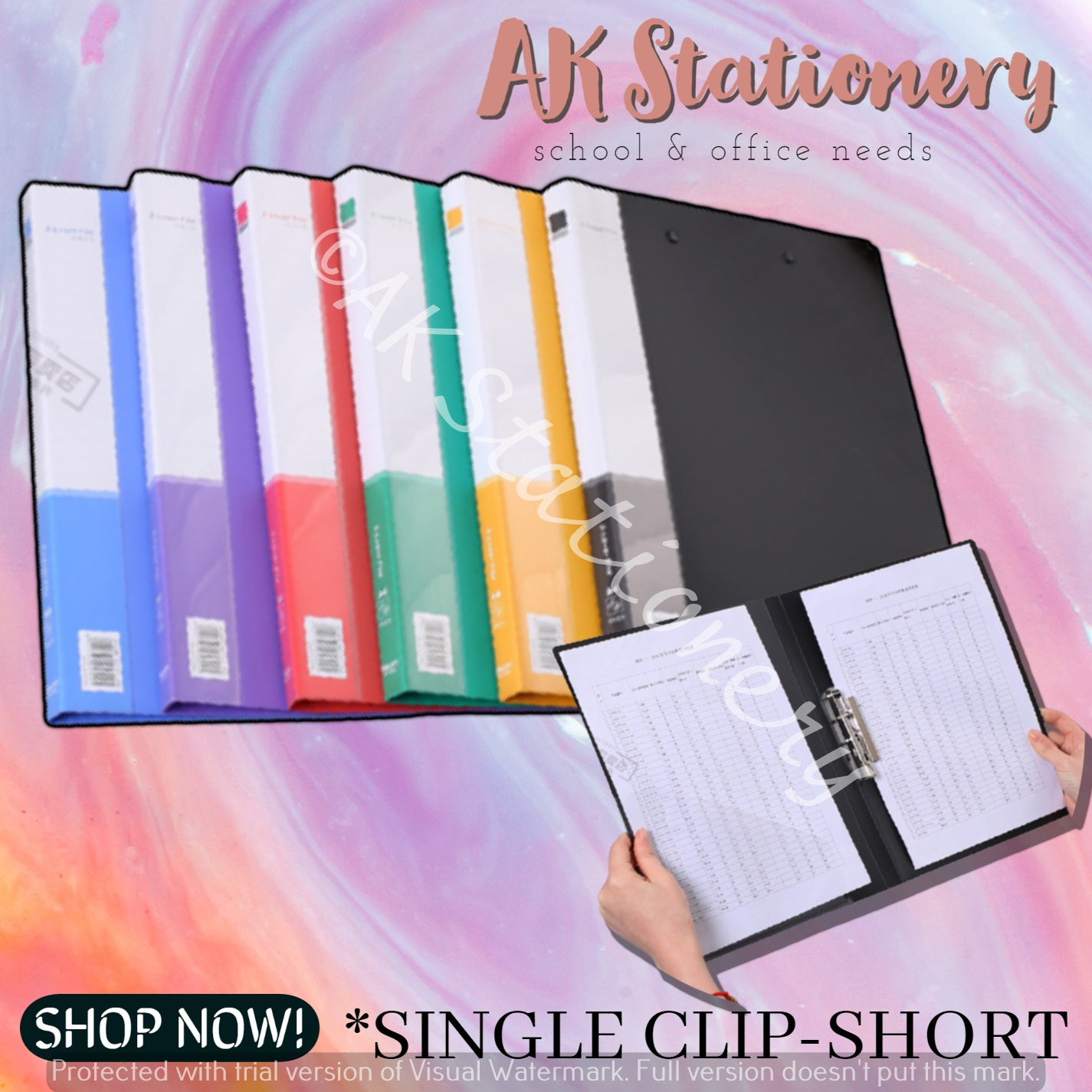 1PCS F6341 (SHORT) Single Clip Board Folder A4 Folder Resume Folder Test  Paper Clip Organize Folders Office Classification Strong Test Paper Student  Single Clip | Lazada PH