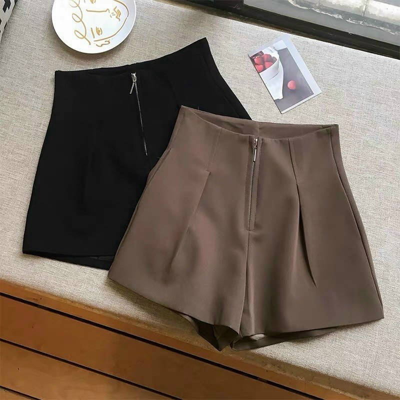 Quần Short Nữ Lưng Cao Khóa Giữa mới mã 502 Mmita