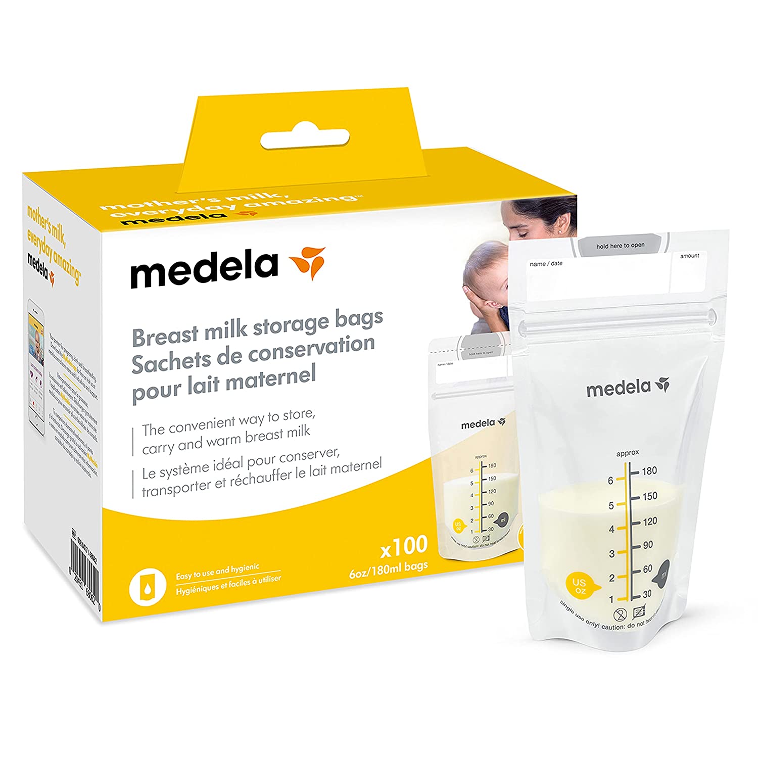 [Chính hãng] Túi Trữ Sữa Medela Dung Tích 180ml