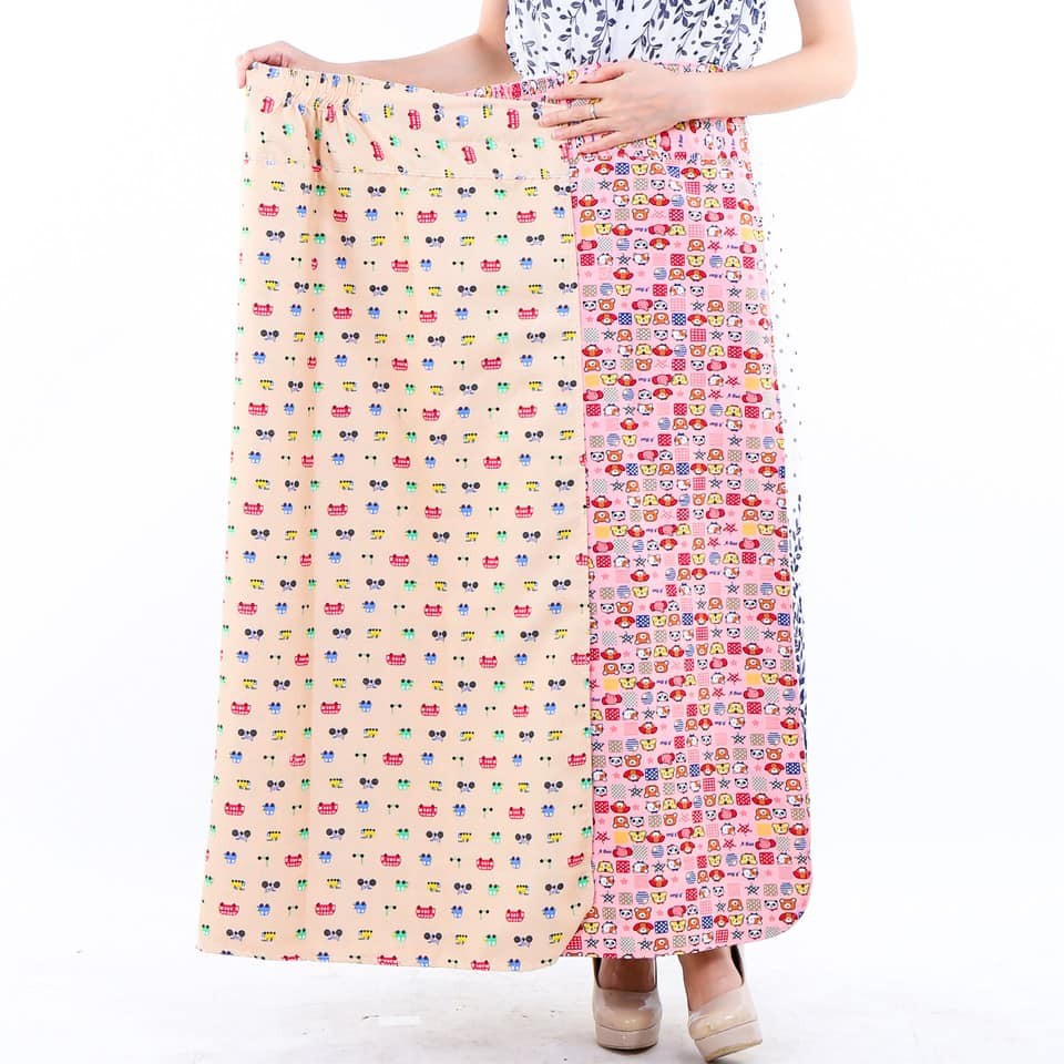 Váy Chống Nắng đủ kiểu vải jean, Kaki dầy mềm, xẻ tà, chọn mẫu, lưng thun,  dán nút, eo 60-90 cm TẶNG KHẨU TRANG - MixASale