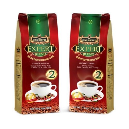 Cà Phê Rang Xay Expert Blend 2 KING COFFEE Túi 500gr