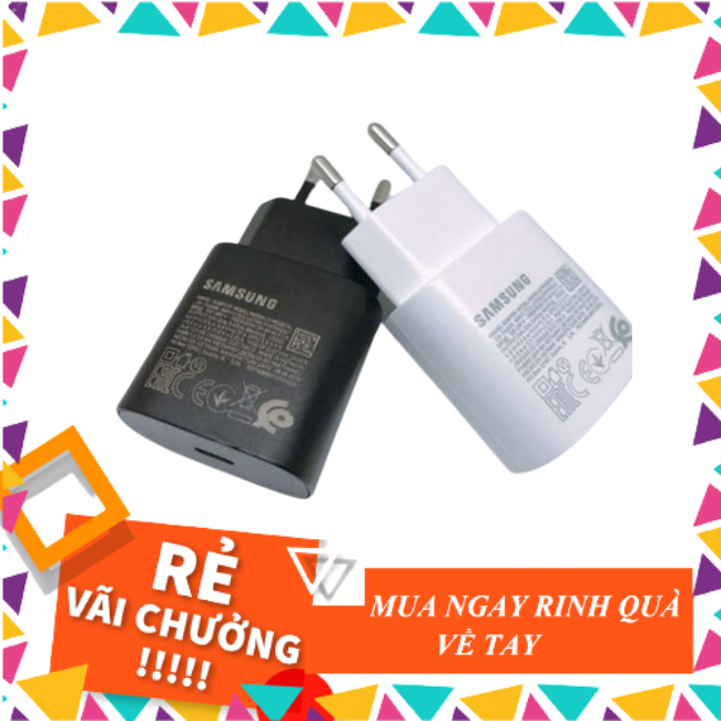 Củ sạc nhanh Galaxy Note 10 chính hãng 25W Zin cổng Type C
