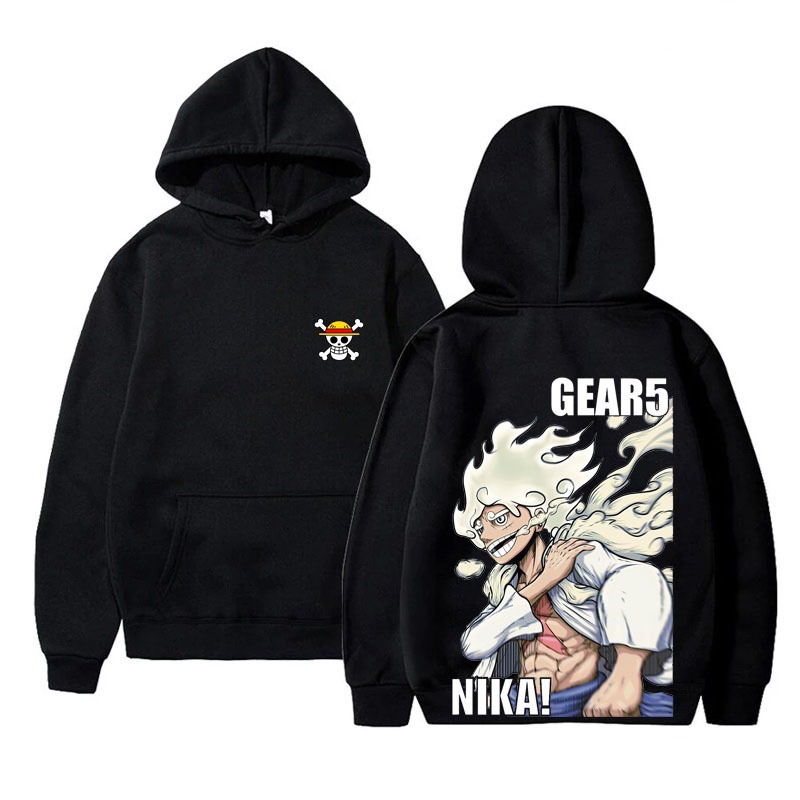 Áo hoodie one piece, áo khoác áo hoodie onepiece in hình luffy gear 5 mẫu mới cực ngầu