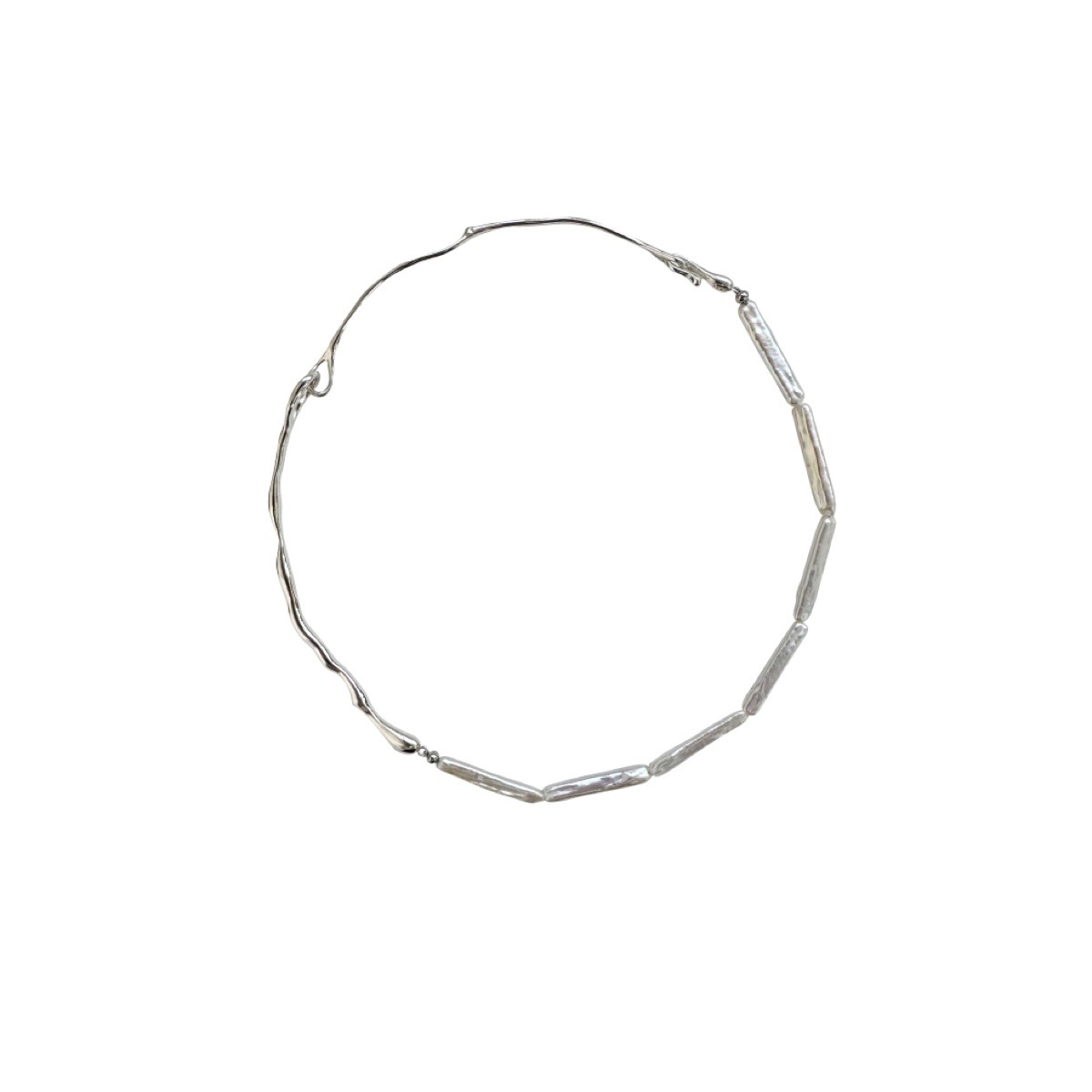 %E3%80%90Super%20Sale%E3%80%91Ariya%20Original%20Baroque%20Alien%20Natural%20Silver%20Strip%20Pearl%20Elegant%20Necklace%20Neck%20Small%20Fresh%20and%20Simple%20-%20Image%202