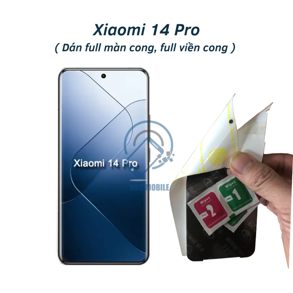 Dán PPF cho Xiaomi 14 Pro dán full màn cong