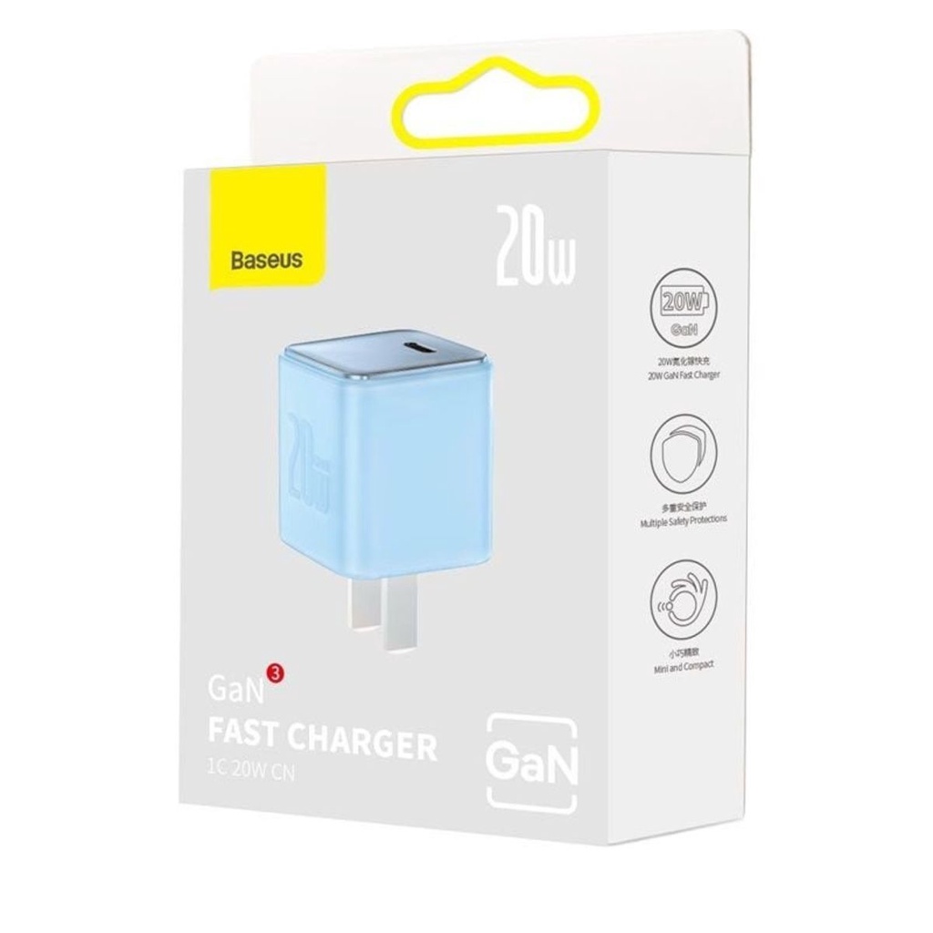 Đầu Sạc Nhanh BASEUS Gan3 (1c Sạc Nhanh 20w)-CCGN02000_