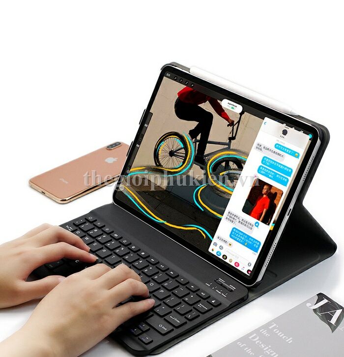 Bao da kèm bàn phím Bluetooth iPad Pro 10.5 Smart Keyboard