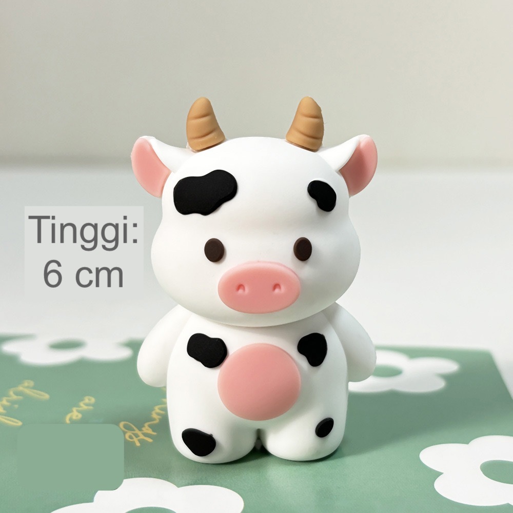 Cake Topper Sapi Hitam Putih Topper Kue Ulang Tahun | Lazada Indonesia
