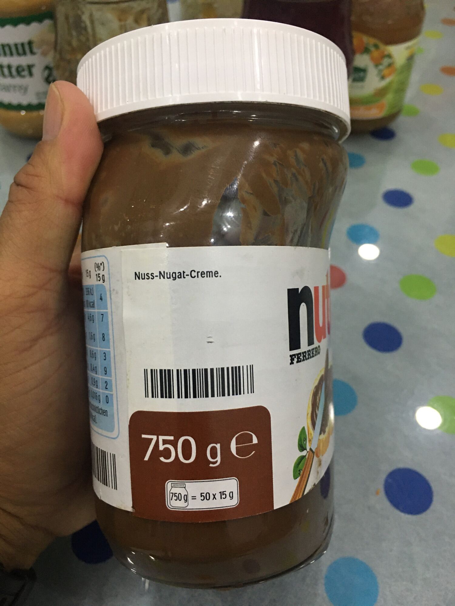 Nutella Mứt hạt phỉ 750 gram xuất xứ Ba Lan