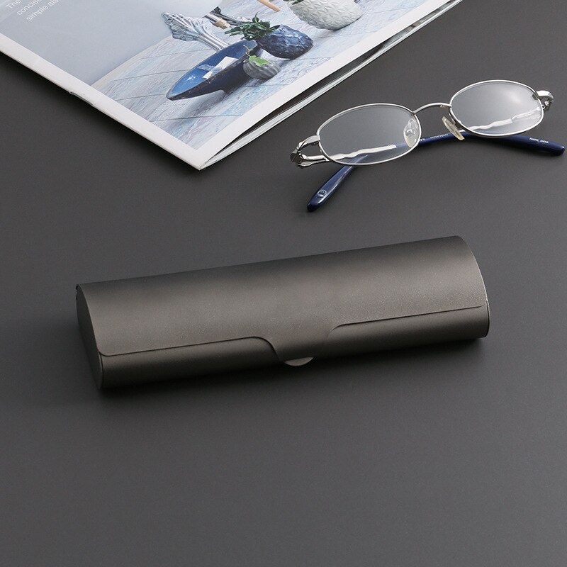 S/M/L Size Aluminum Glasses Case Hard Shell Eyeglass Case Portable